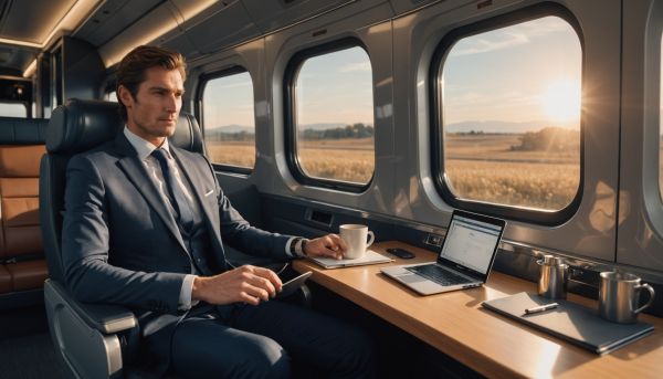 Voyage d affaire en train